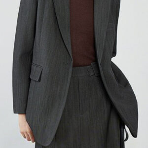 Classic Peak Lapel Blazer